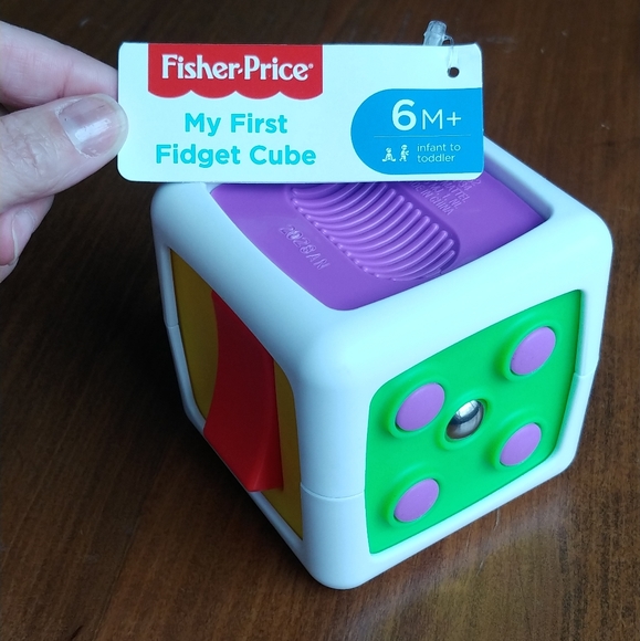 NWT My First Fidget Cube Fisher Price Learning Toy - Picture 7 of 7